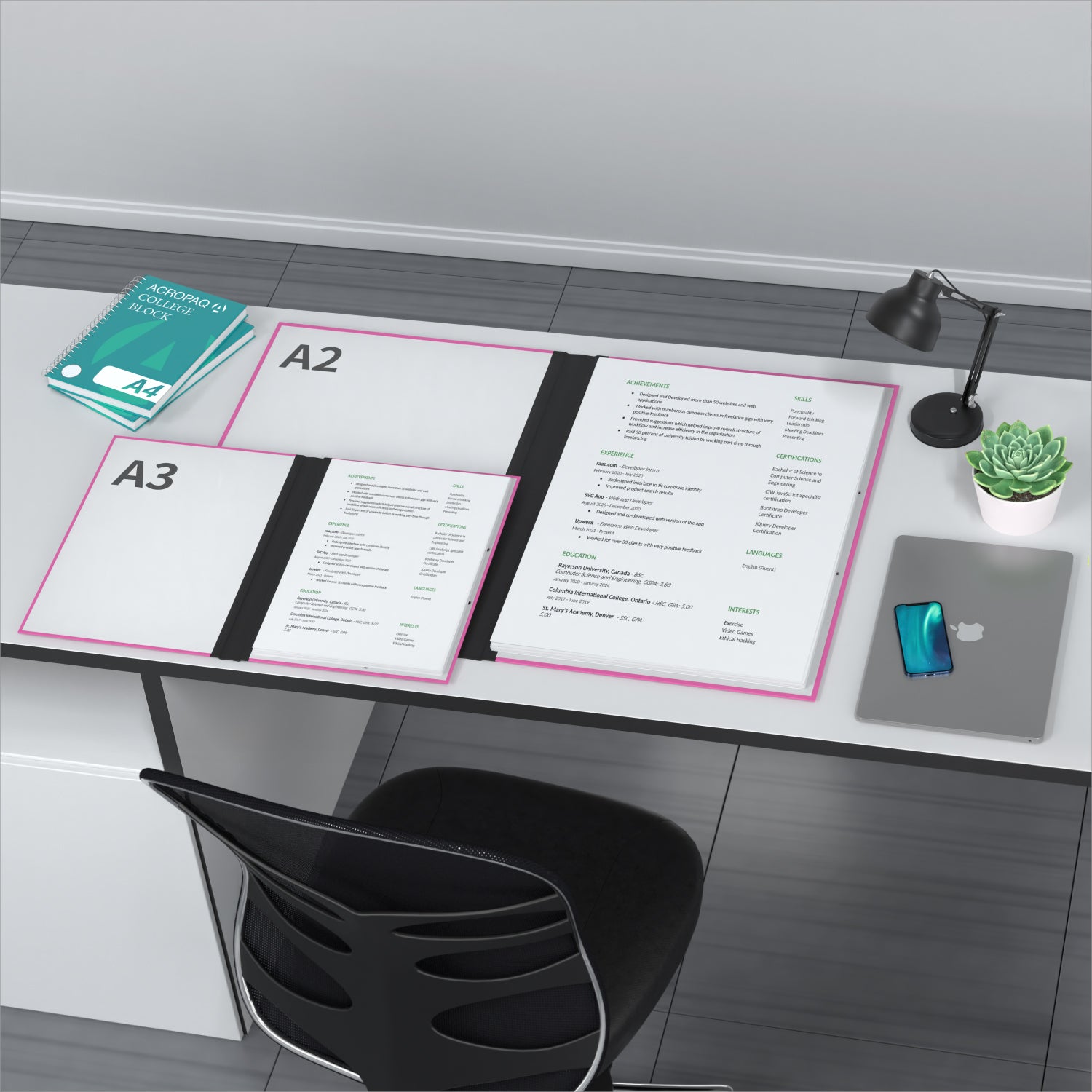 acropaq-zeichenmappe-a3-32x45-cm-rosa-mit-gummib-ndern image 4