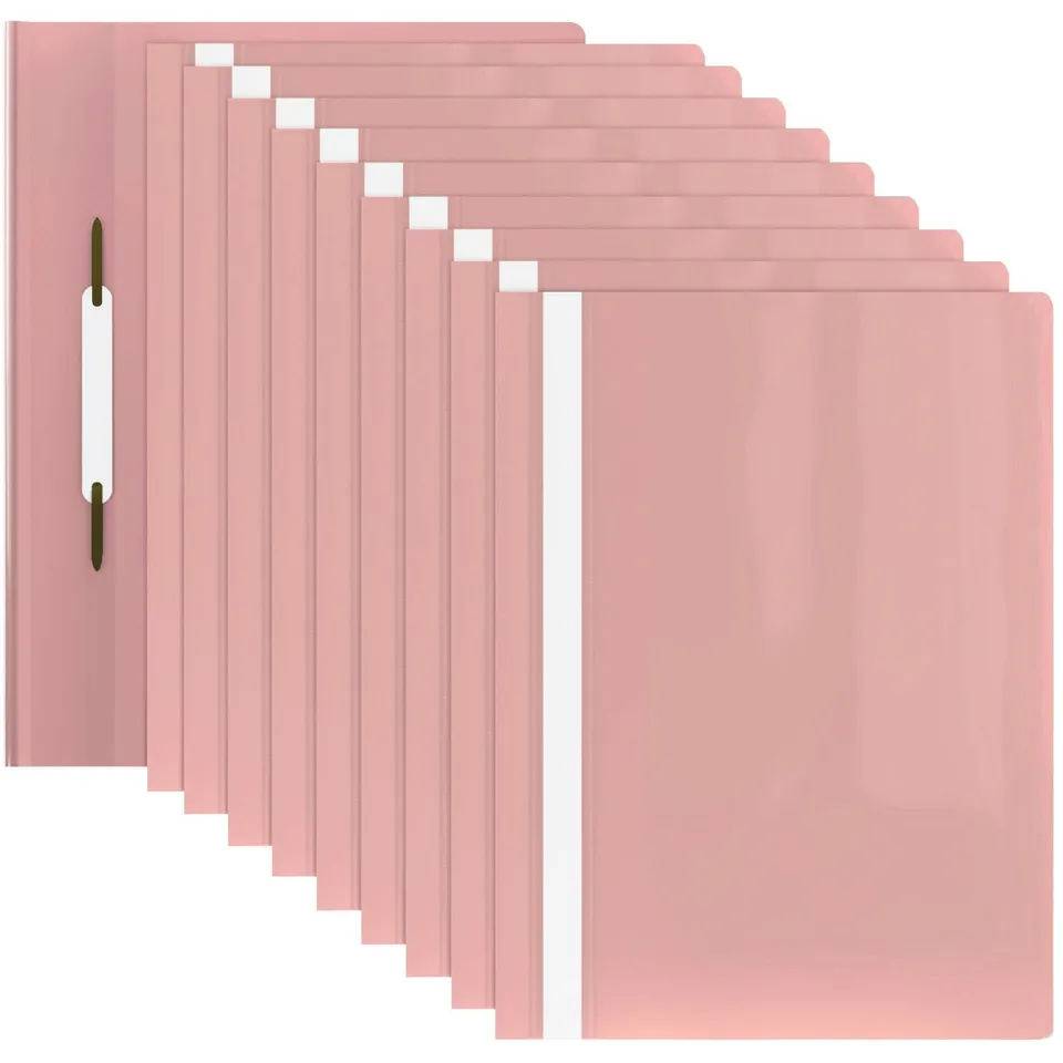 acropaq-einlegemappen-a4-10-st-ck-rosa-pastell image 1