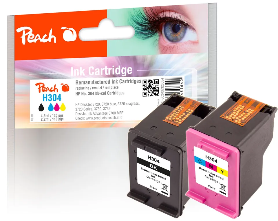 peach-h304-druckkopf-set-bk-c-f-r-hp-304-2er image 1