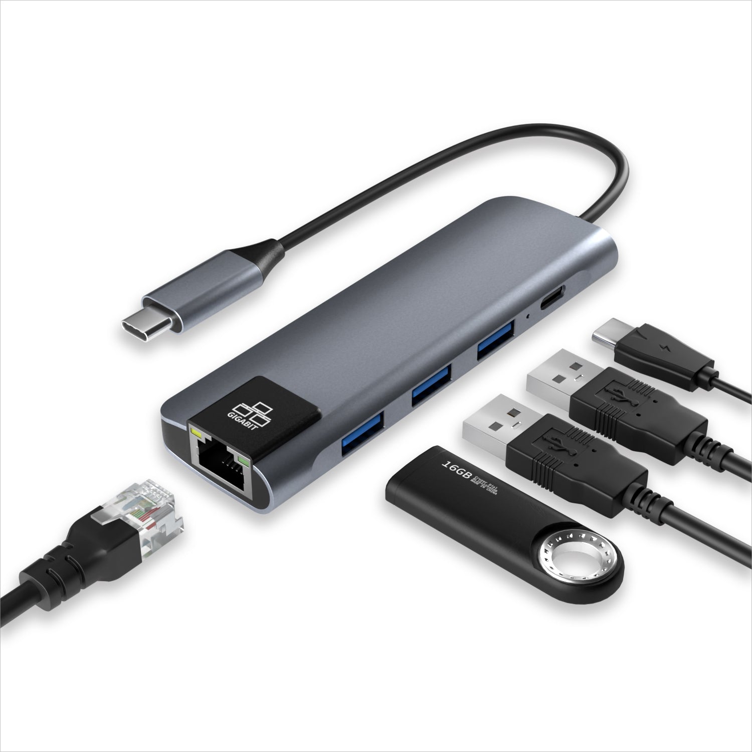 acropaq-5-in-1-usb-c-hub-mit-lan-rj45-adapter image 1