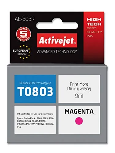 activejet-ae-803r-tintenpatrone-magenta-9-ml-f-r-epson-t0803 image 1