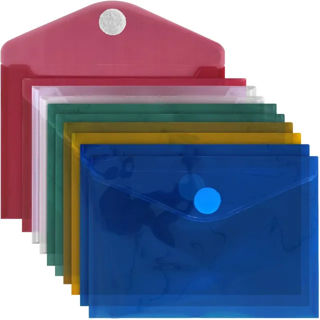acropaq-dokumentenmappe-a6-10er-pack-klettverschluss-bunt image 1