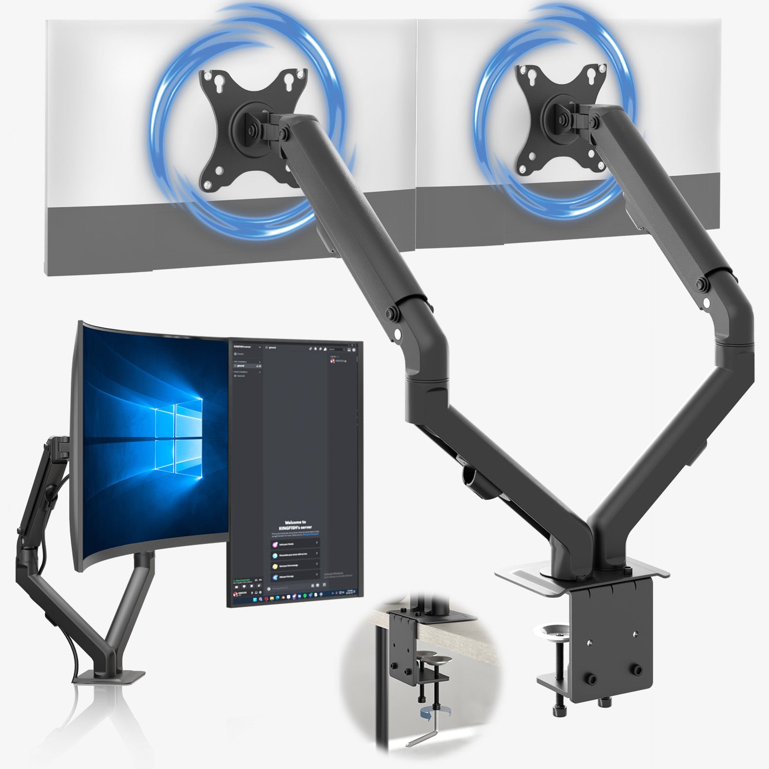 acropaq-arbeitsergonomie-monitorarm-2-bildschirme-17-27-zoll-feder image 1