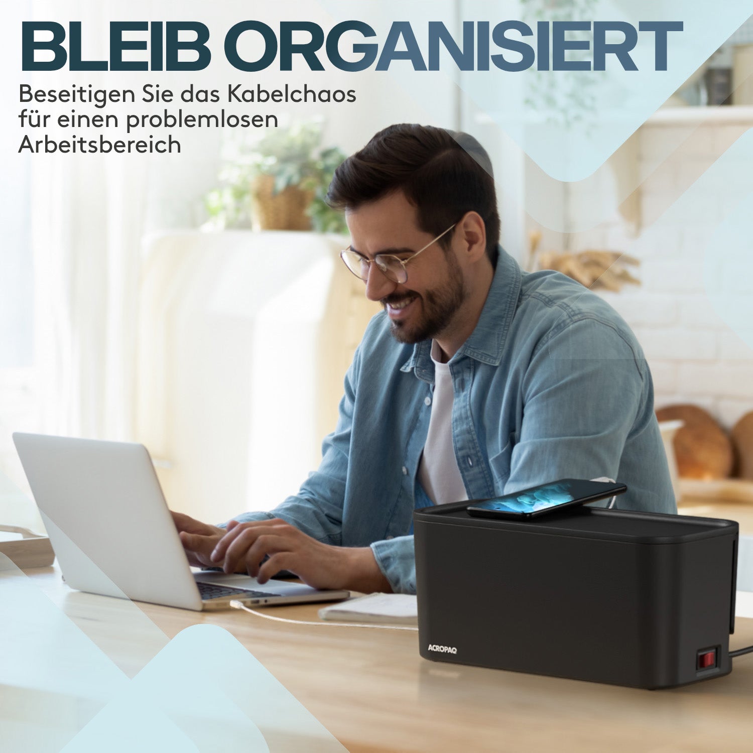 acropaq-steckdosenleiste-5-fach-schwarz-mit-usb-berlastschutz image 3