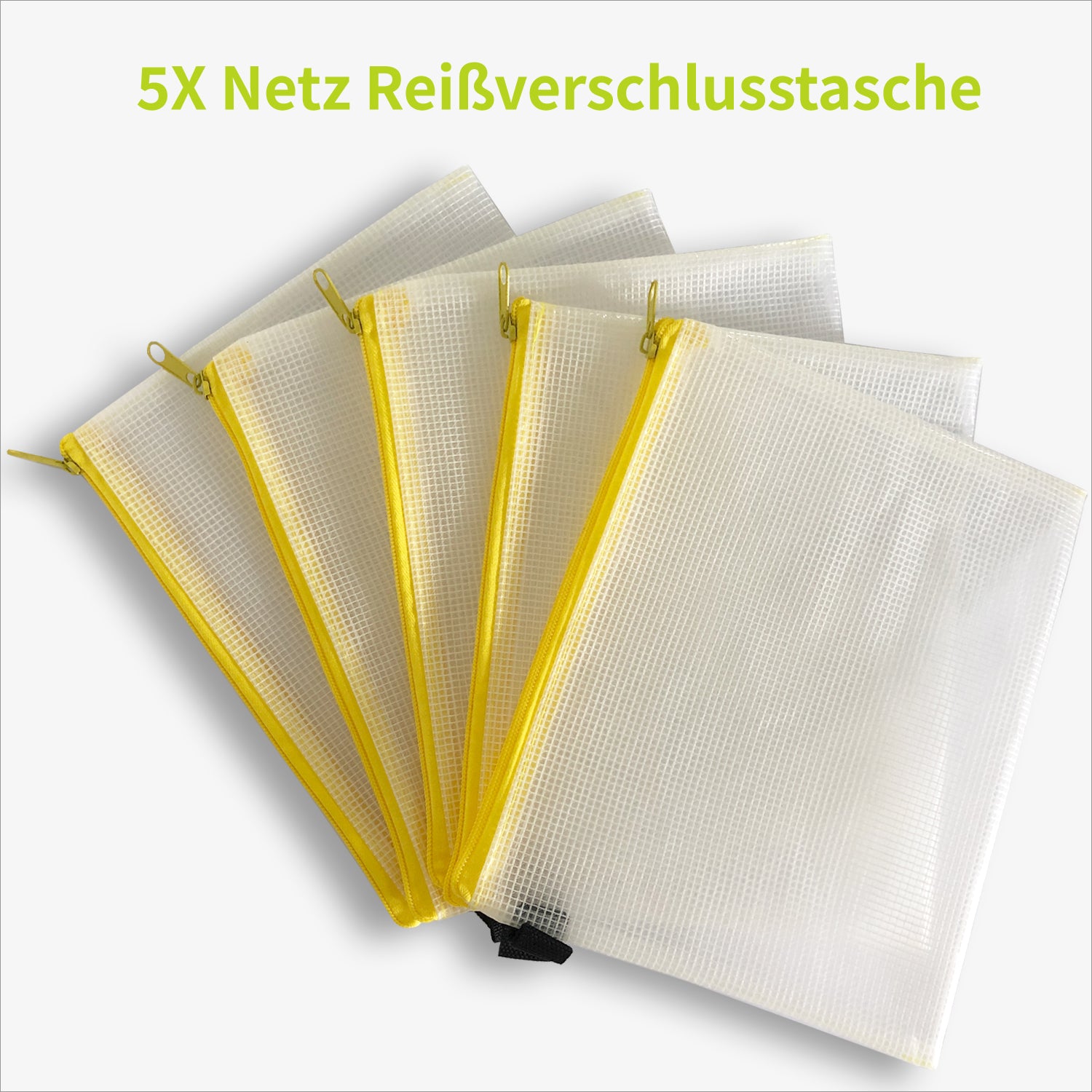 acropaq-dokumententasche-20x25-cm-rei-verschluss-gelb-5er-wasserdicht image 2