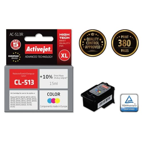 activejet-ac-513r-canon-cl-513-tintenpatrone-color image 4