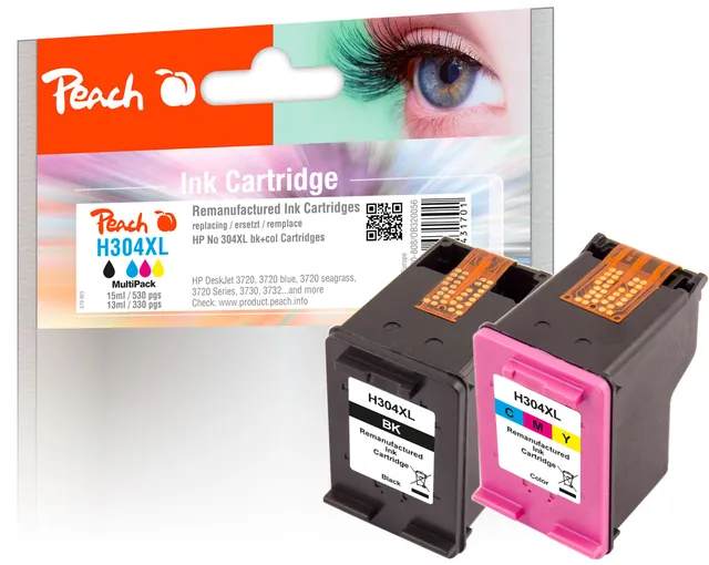 peach-pbp-h304-spar-pack-xl-2er-set-ersetzt-hp-304xl image 1
