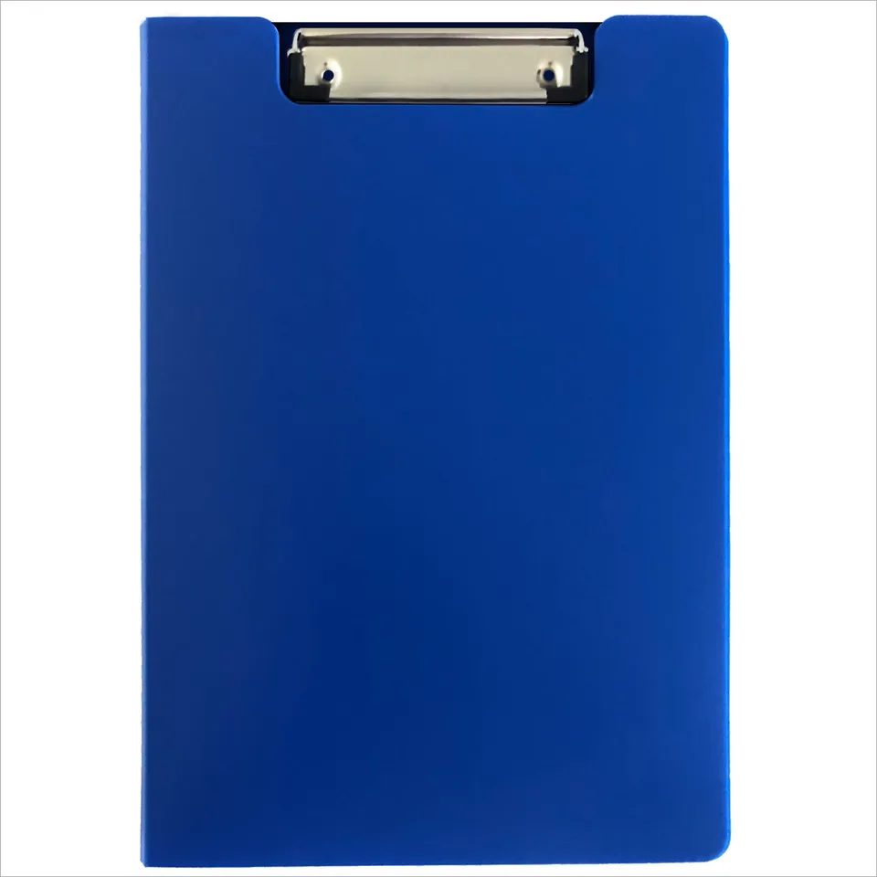 acropaq-klemmbrett-a4-dunkelblau-mit-cover-und-tasche image 1