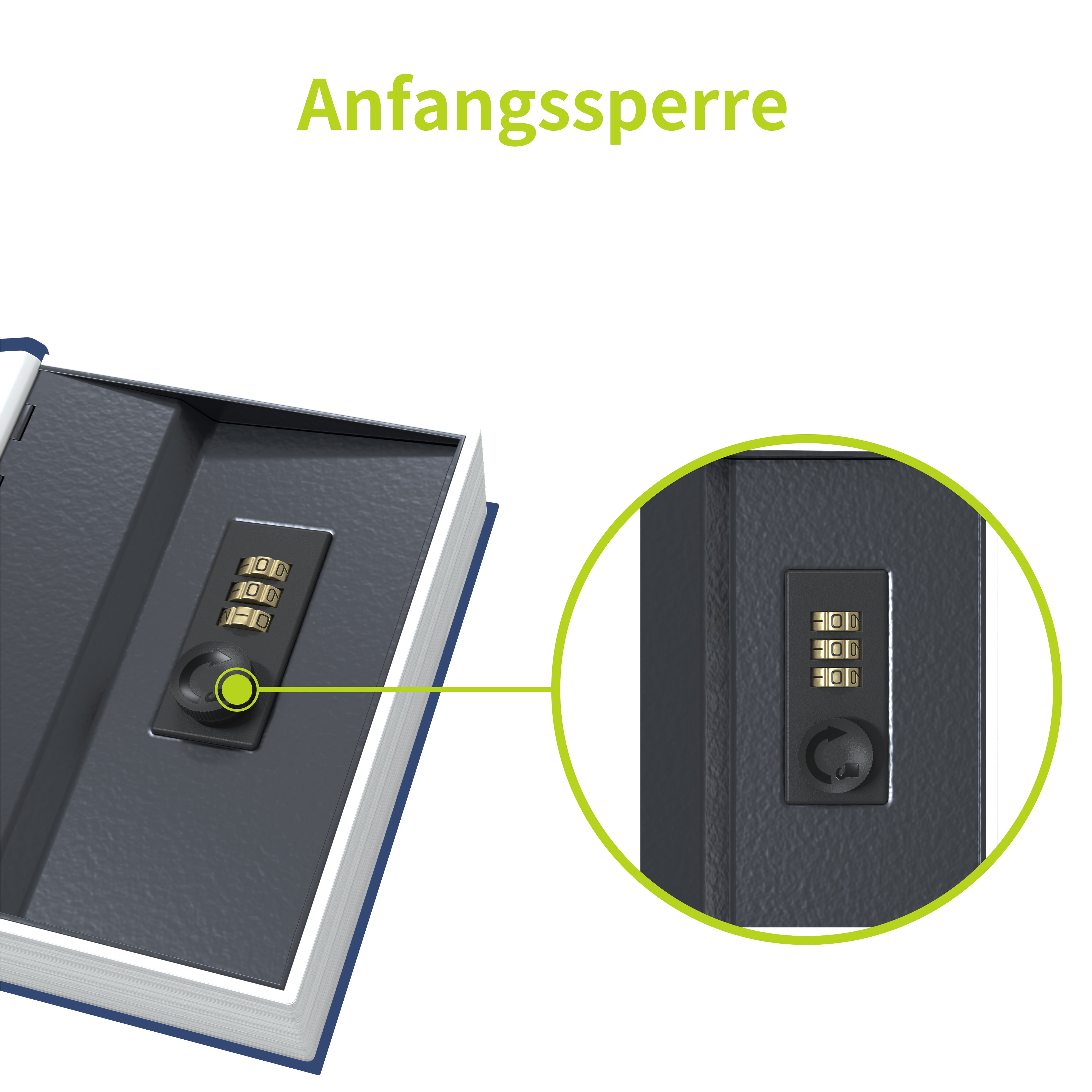 acropaq-buchsafe-medium-zahlenschloss-blau-versteckter-safe image 2