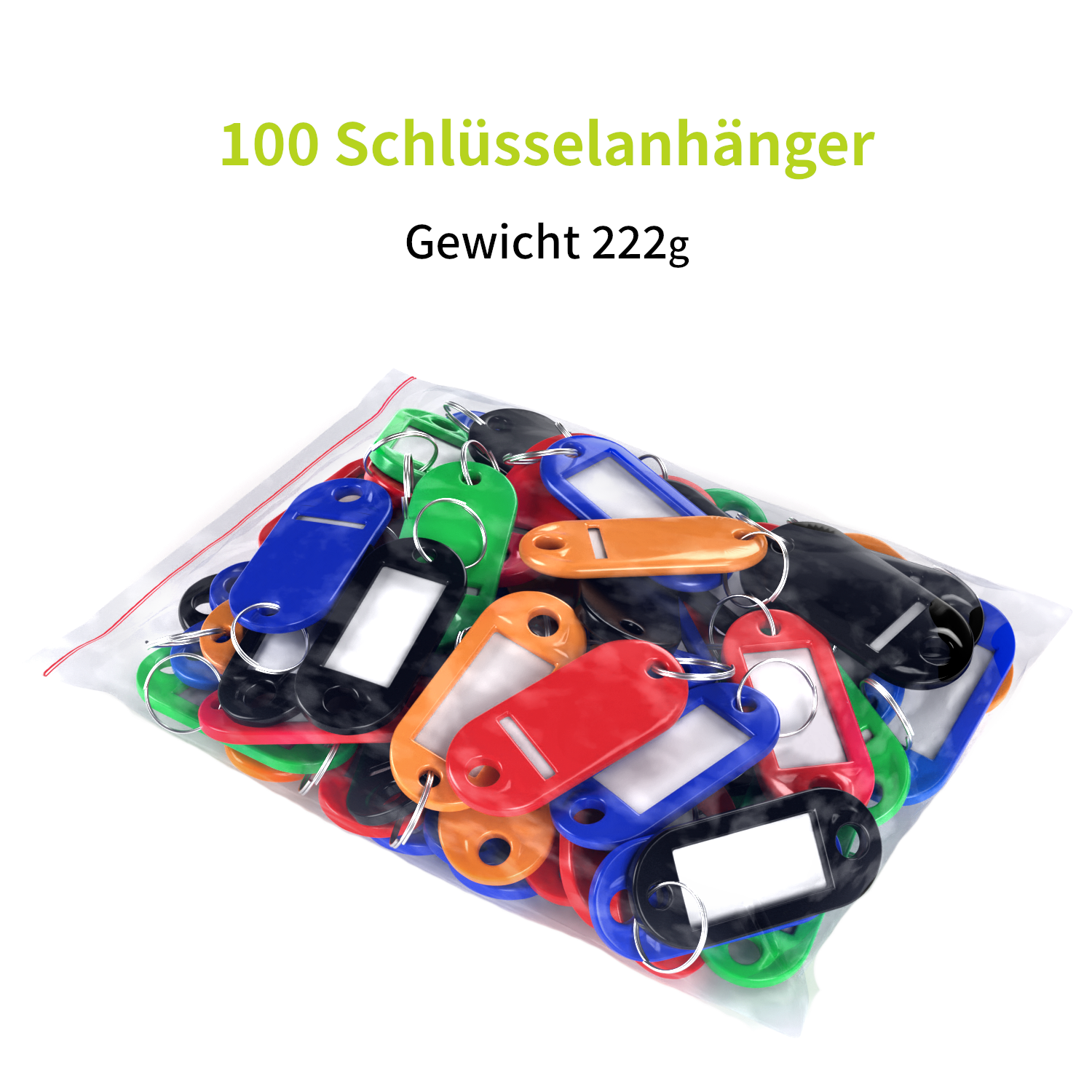 acropaq-schl-sselanh-nger-100-st-ck-ringe-5-farben image 2