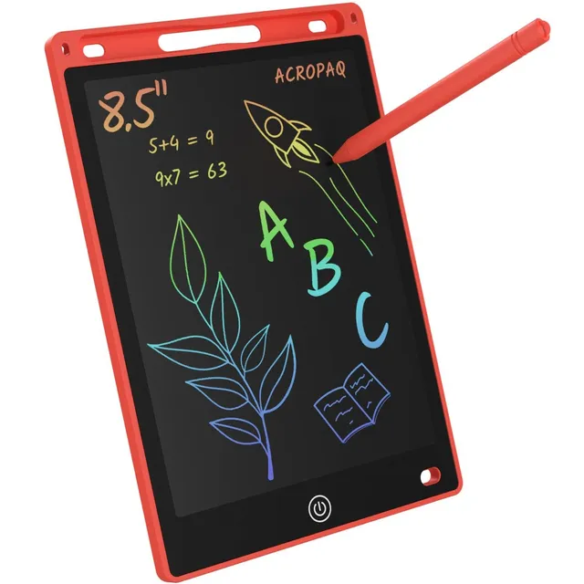 acropaq-lcd-schreibtafel-8-5-zoll-rot-farbdisplay image 1