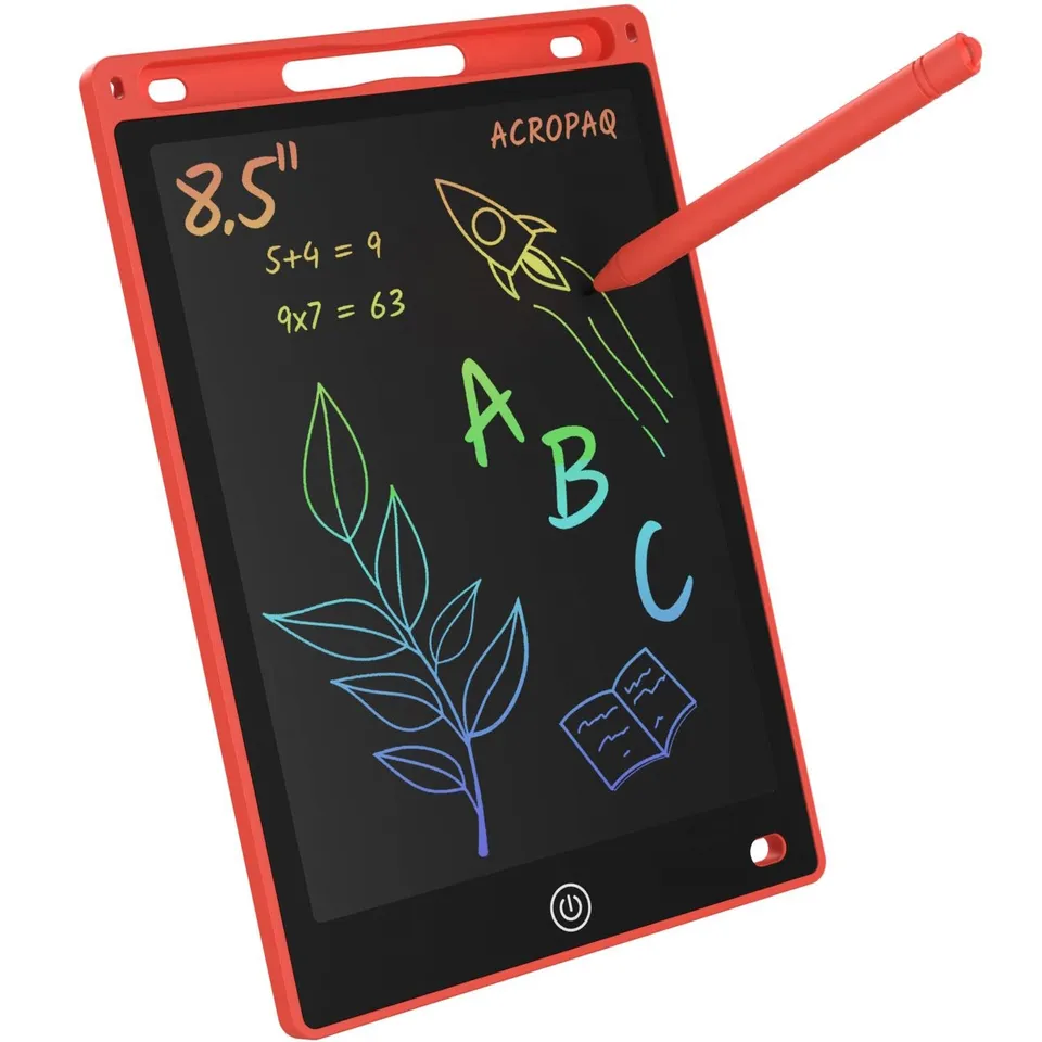 acropaq-lcd-schreibtafel-8-5-zoll-rot-farbdisplay image 1