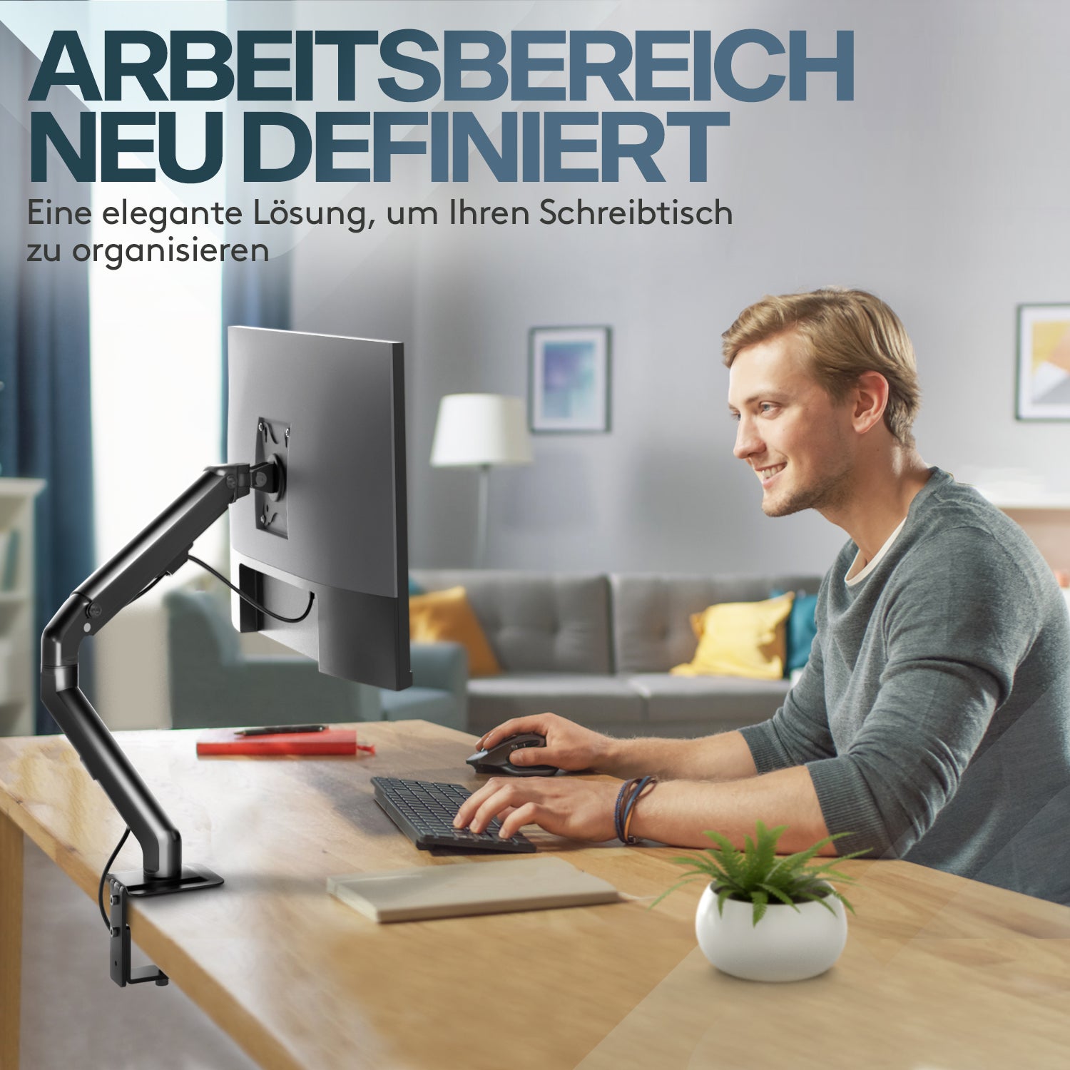 acropaq-monitorarm-17-27-zoll-1-bildschirm-feder image 2