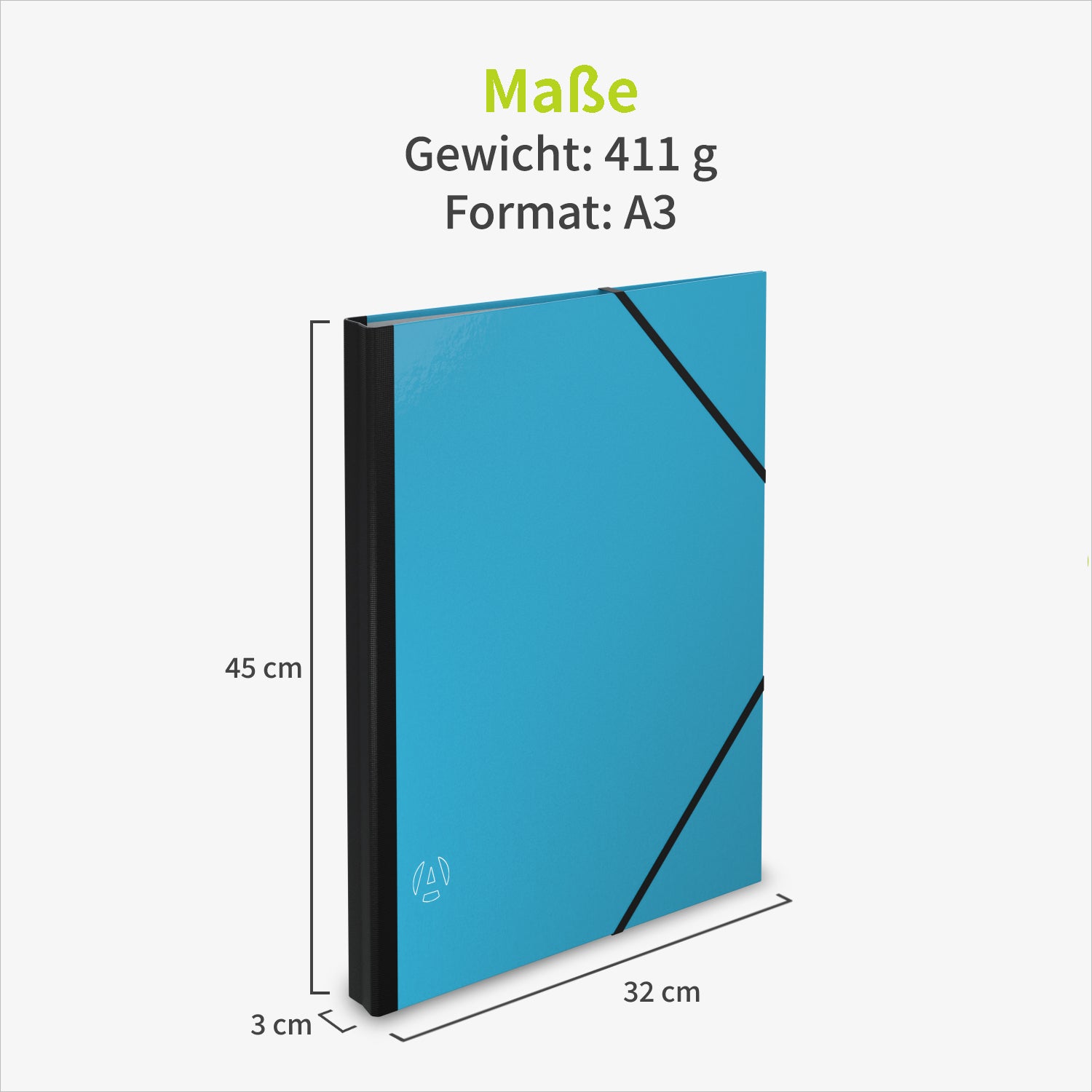 acropaq-zeichenmappe-a3-32x45cm-gummiband-t-rkis image 6