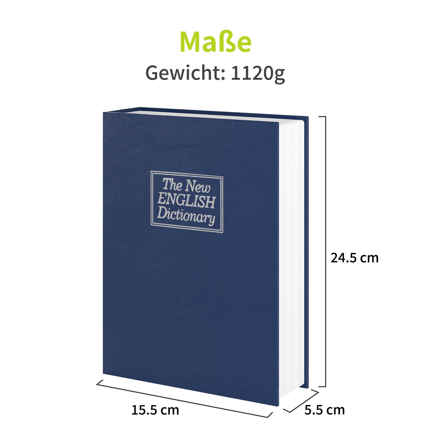 acropaq-buchsafe-medium-buchtresor-blau-schl-sselschloss image 5