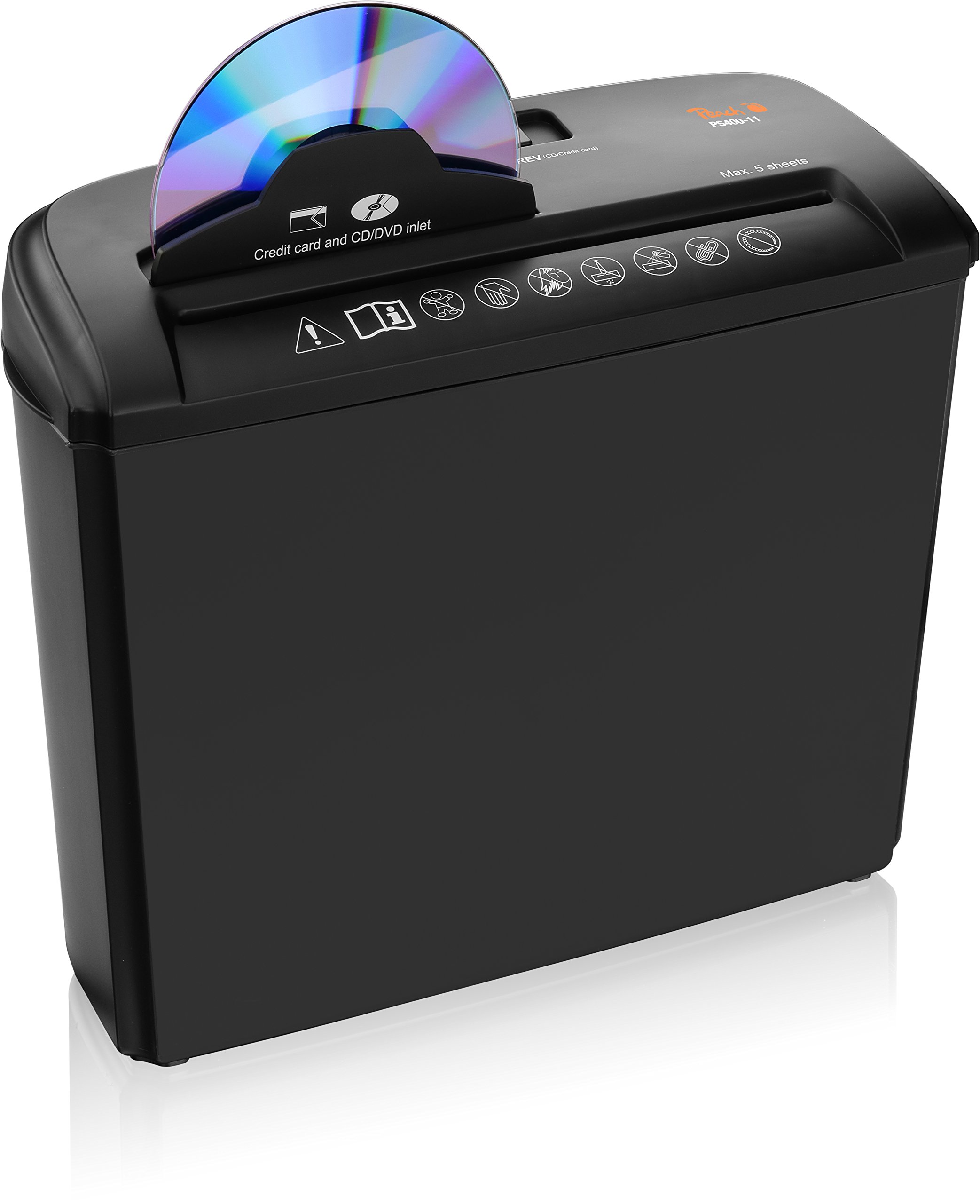 peach-ps400-ps400-11a-aktenvernichter-streifenschnitt-5-blatt-7l image 5