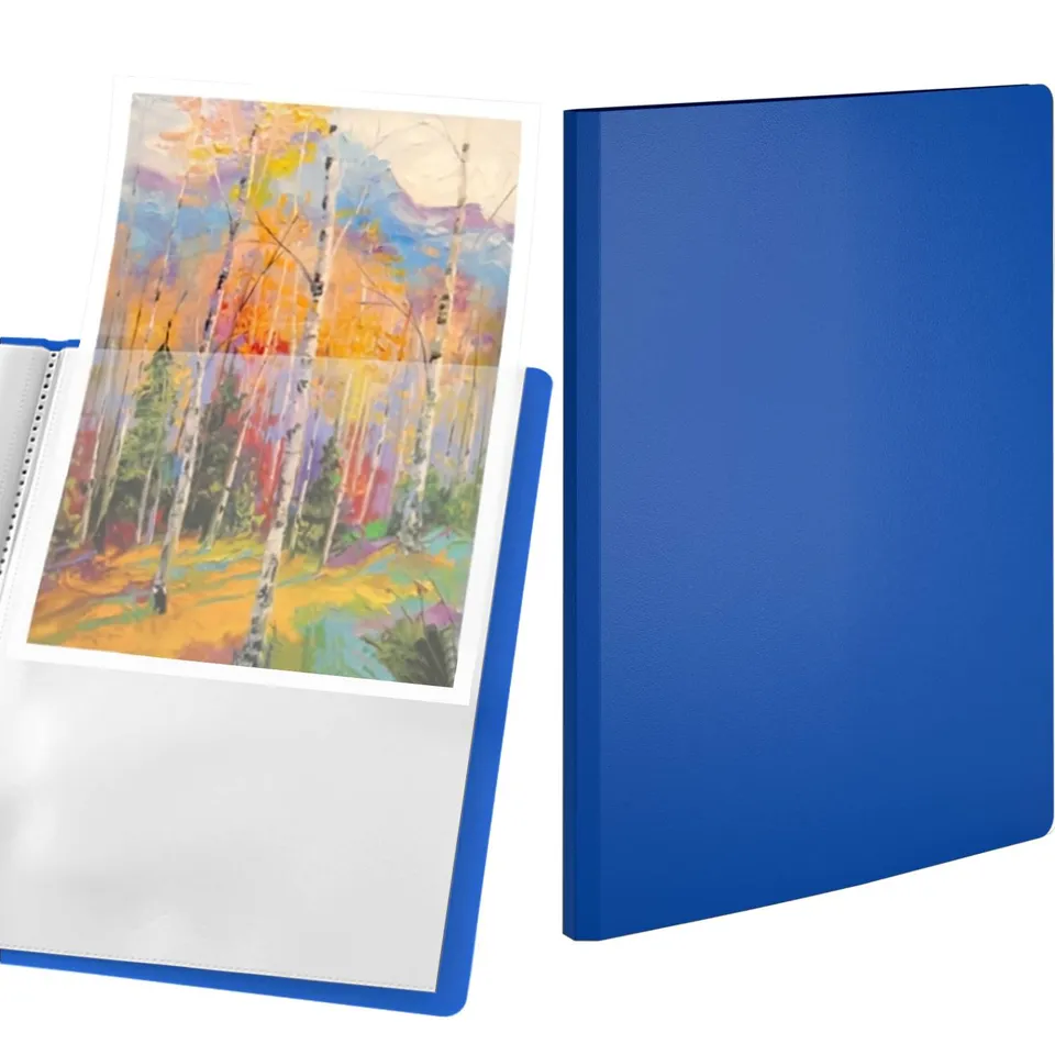 acropaq-pr-sentationsmappe-a4-sichtbuch-30-f-cher-blau image 1