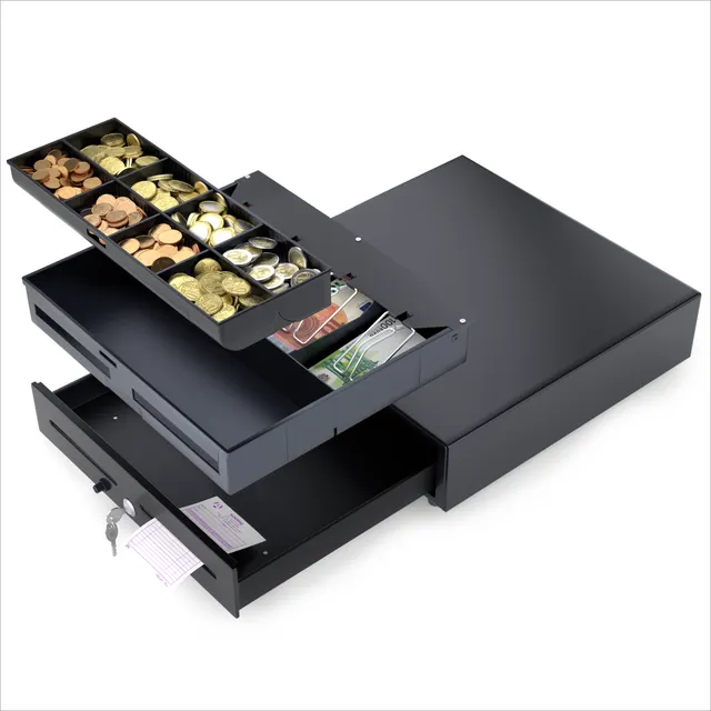 acropaq-kassenschublade-41x41-5x11-cm-druckknopf-schwarz image 1