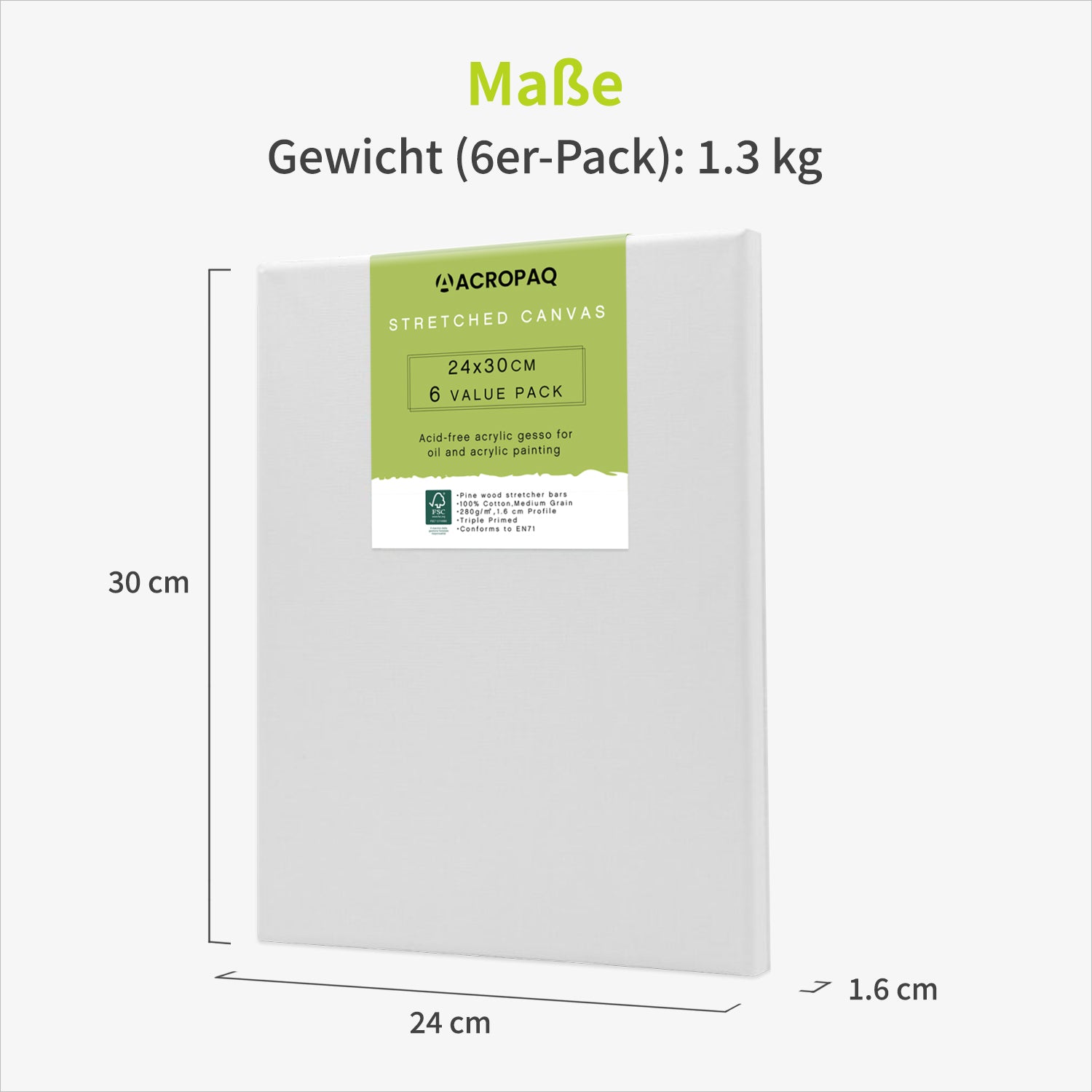 acropaq-k-nstlerbedarf-leinwand-24x30-cm-leinwandbild-wei-6er image 7