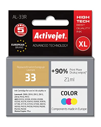 activejet-al-33r-tintenpatrone-farbig-21-ml-f-r-lexmark-33 image 4