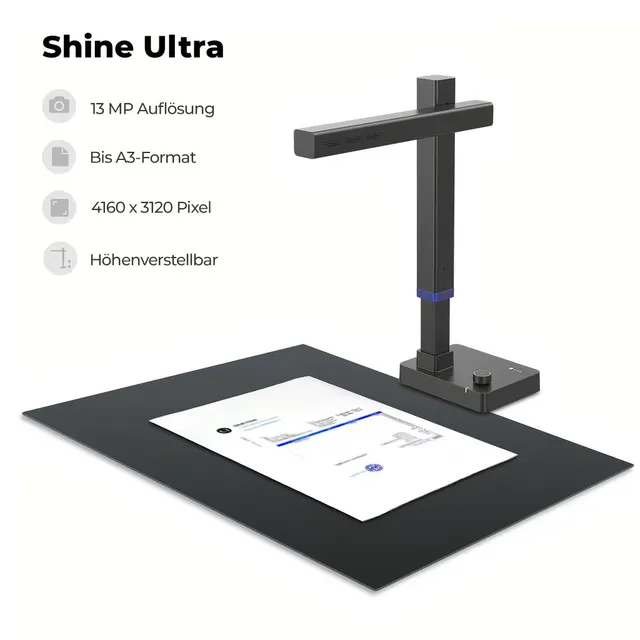 czur-shine-ultra-buchscanner-dokumentenscanner-a3 image 1