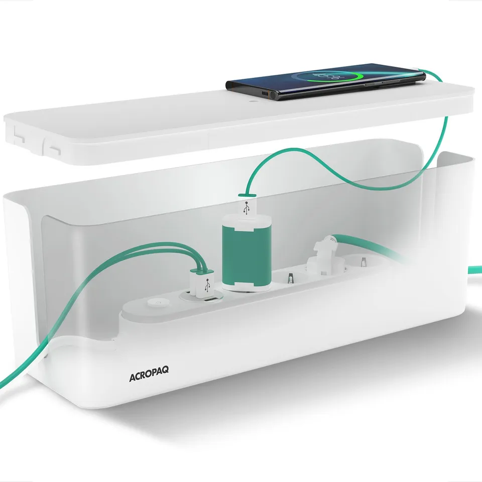 acropaq-kabelbox-large-wei-steckdosen-box-organisation image 1