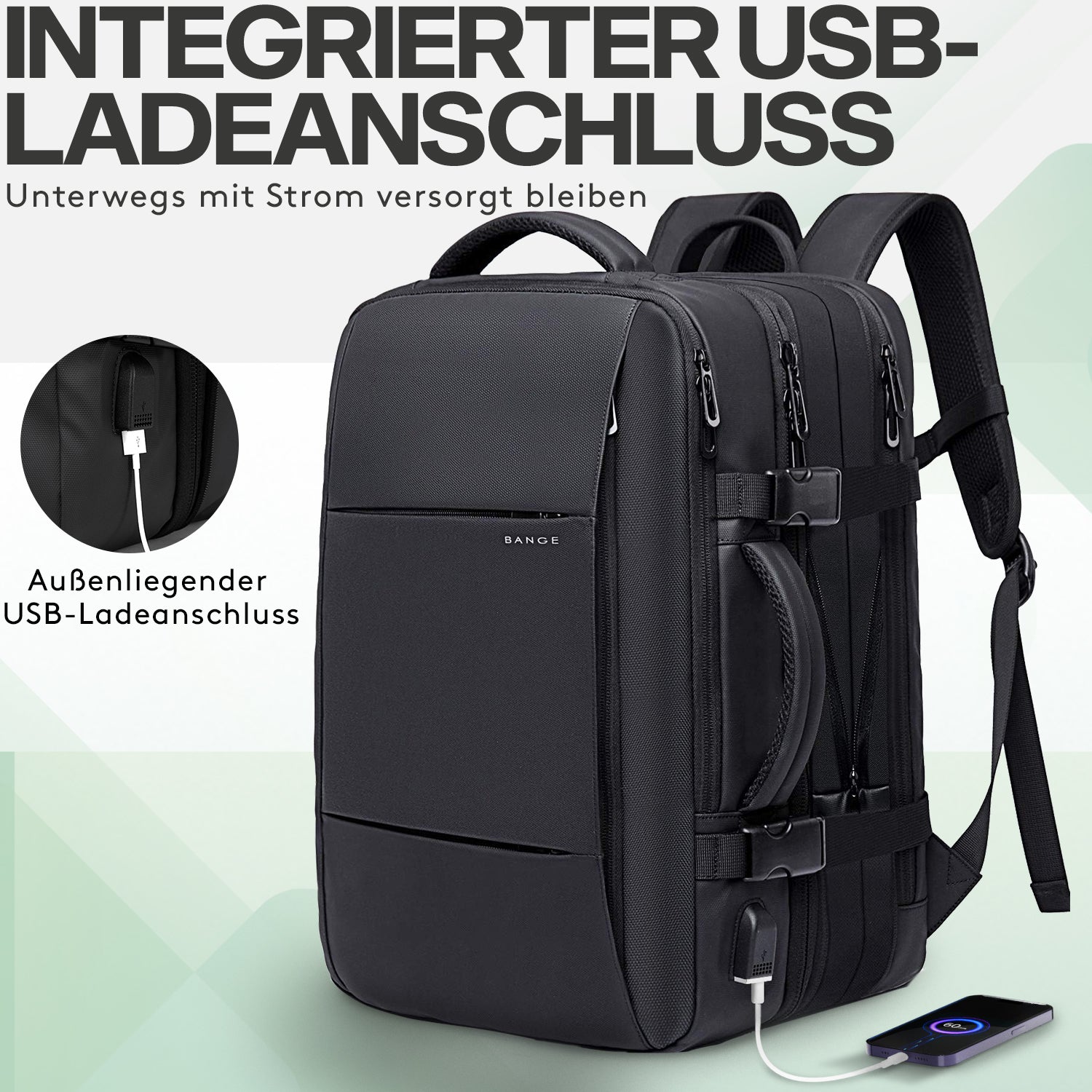 acropaq-rucksack-26-45l-schwarz-usb-flaschenhalter image 4