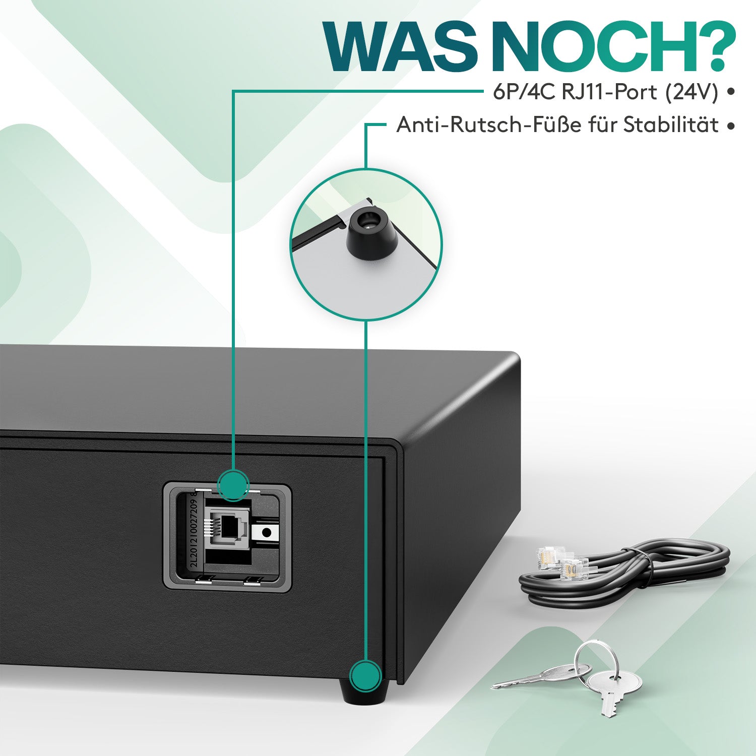 acropaq-kassenschublade-metall-schwarz-8-m-nzf-cher image 5