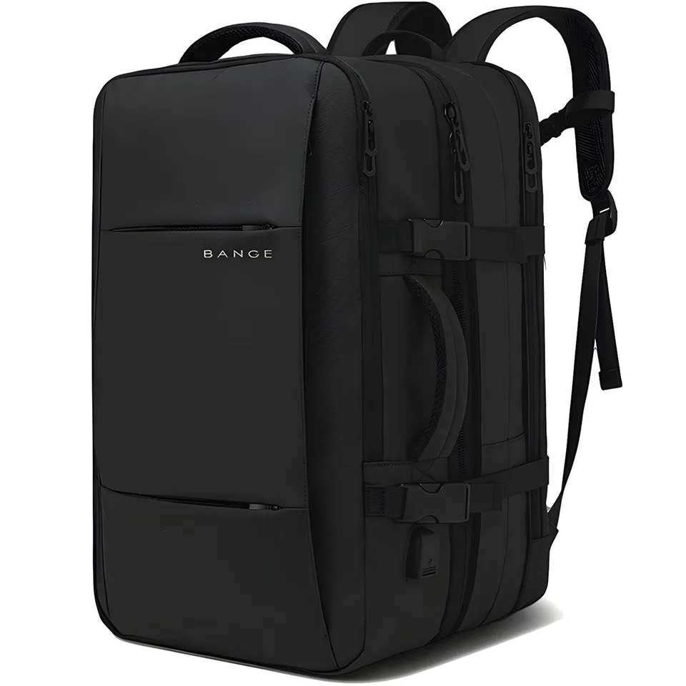 acropaq-rucksack-26-45l-schwarz-usb-flaschenhalter image 1