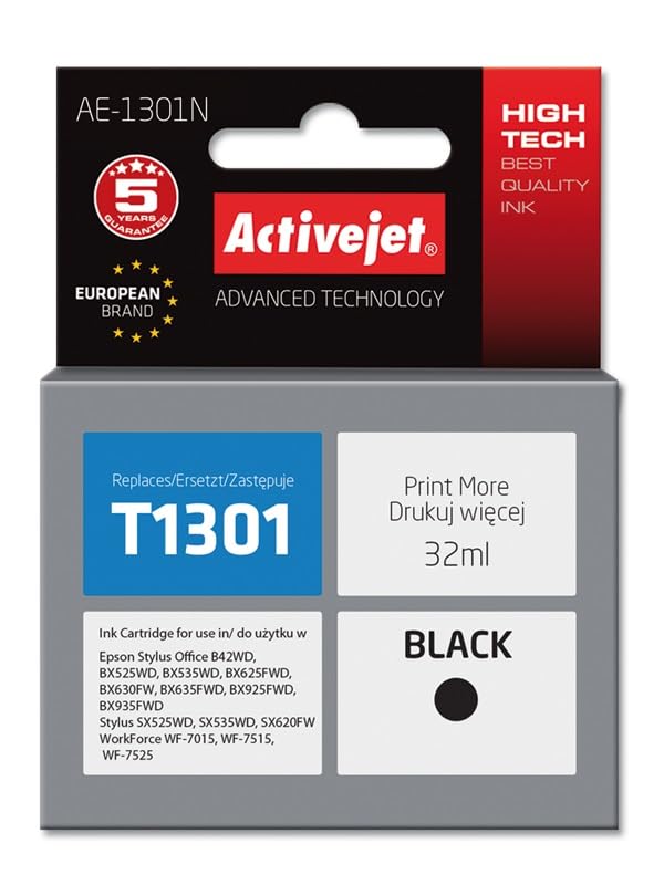 activejet-ae-1301n-tintenpatrone-schwarz-32-ml-f-r-epson-13 image 1