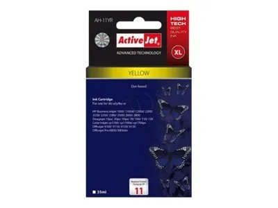 activejet-ah-11yr-tintenpatrone-gelb-35-ml-f-r-hp-11 image 1
