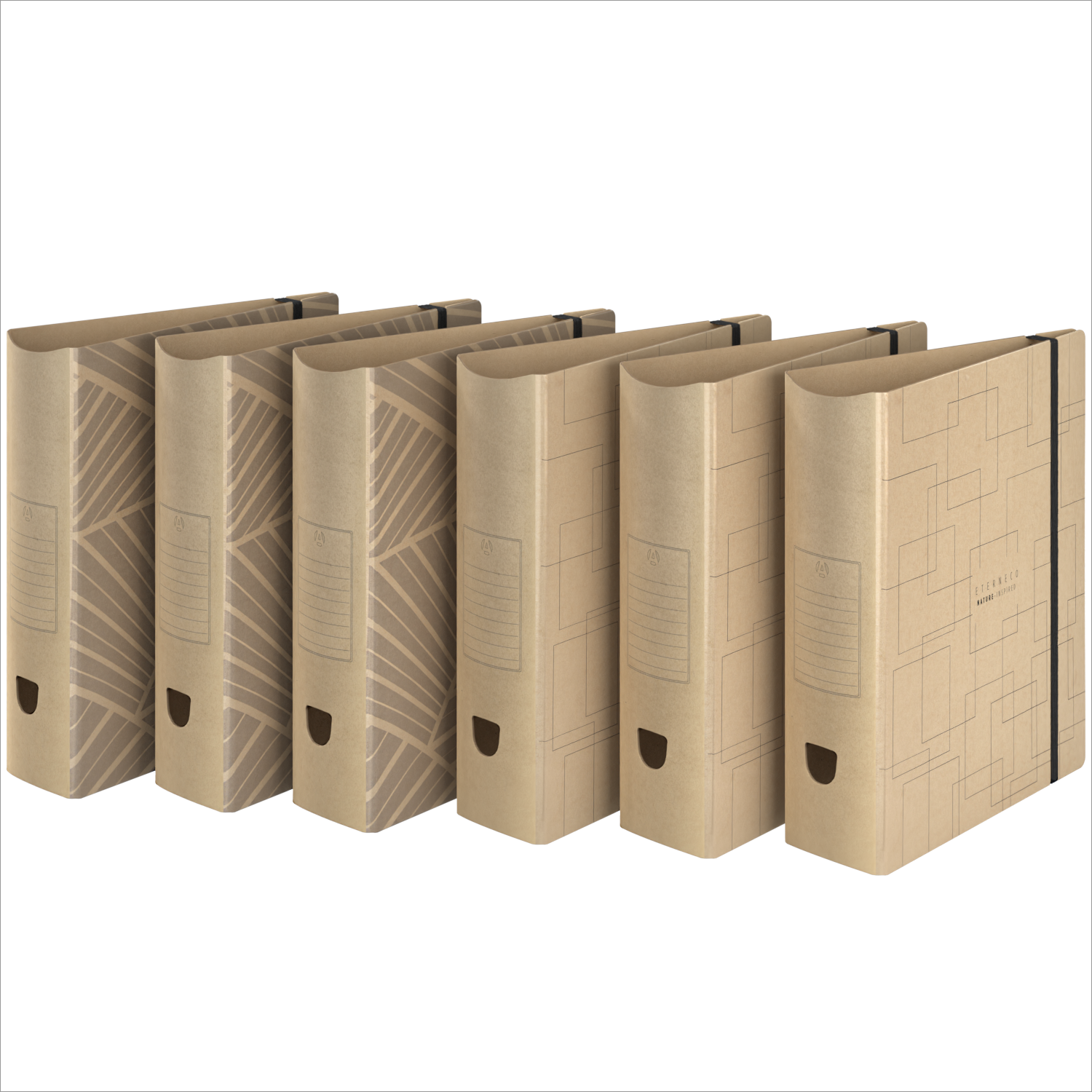 acropaq-aktenordner-a4-80mm-6er-ohne-kunststoff-recycelbar image 1