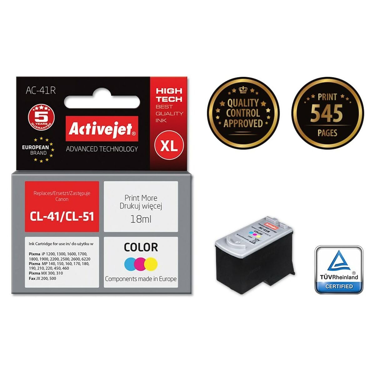 activejet-ac-41r-tintenpatrone-farbig-f-r-canon-cl-41-18-ml image 2