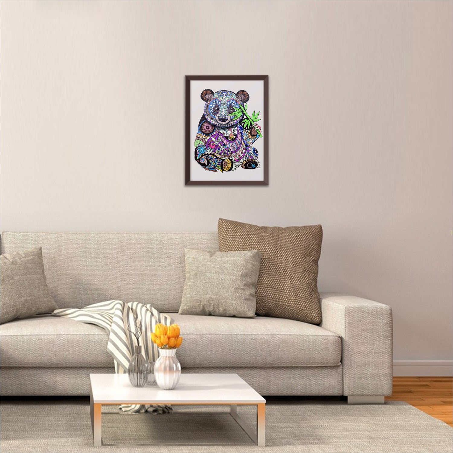 acropaq-holzpuzzle-panda-150-teile-a4 image 5