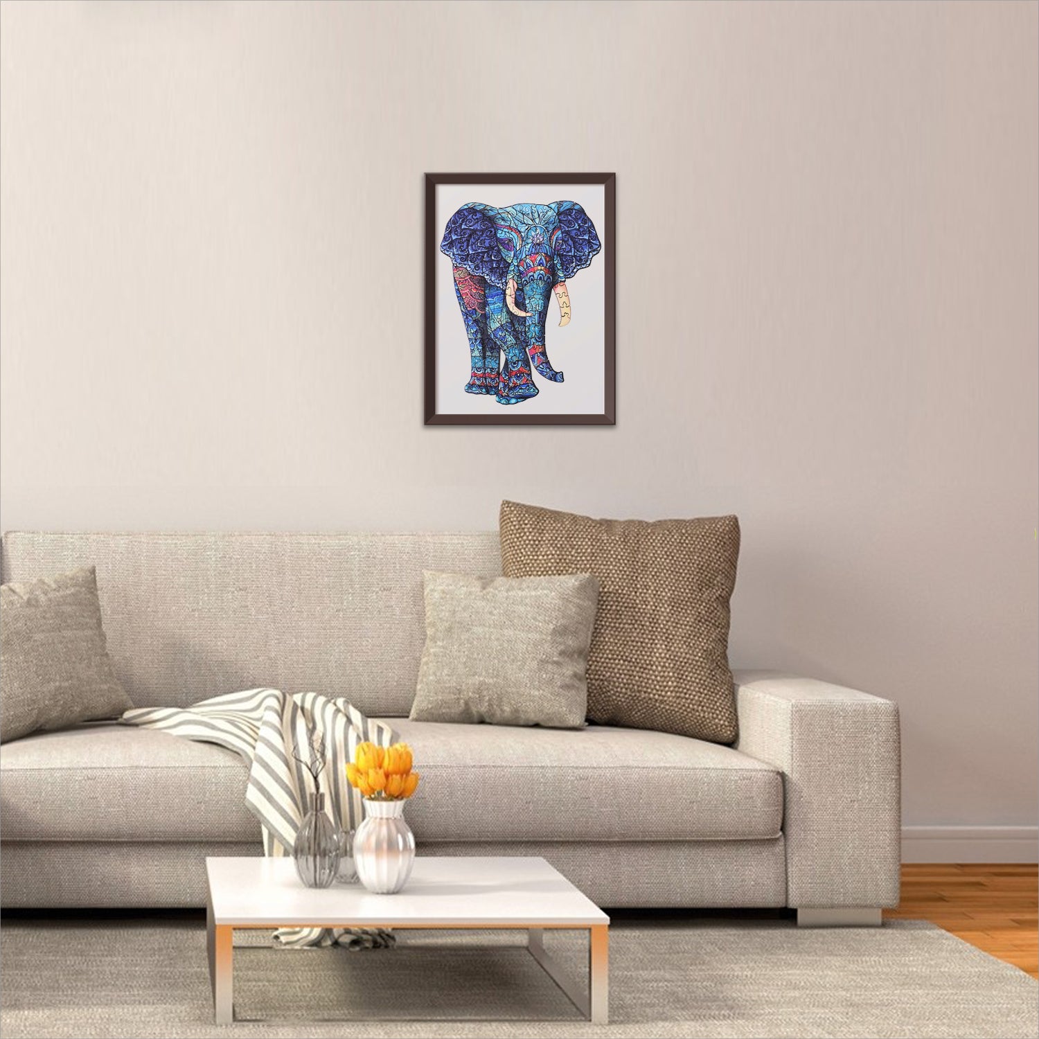 acropaq-holzpuzzle-elefant-150-teile-a4-puzzle-210x297-mm image 5