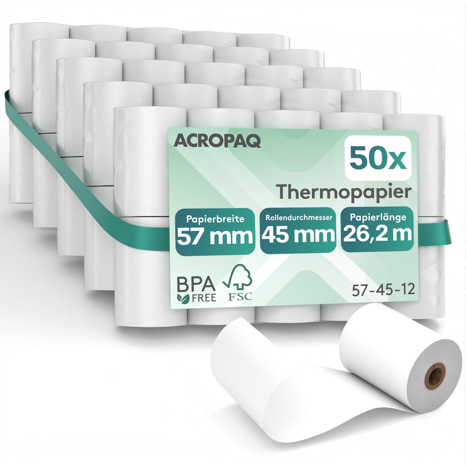 acropaq-cash-handling-thermorollen-57x47mm-wei-50-rollen-bpa-frei image 1