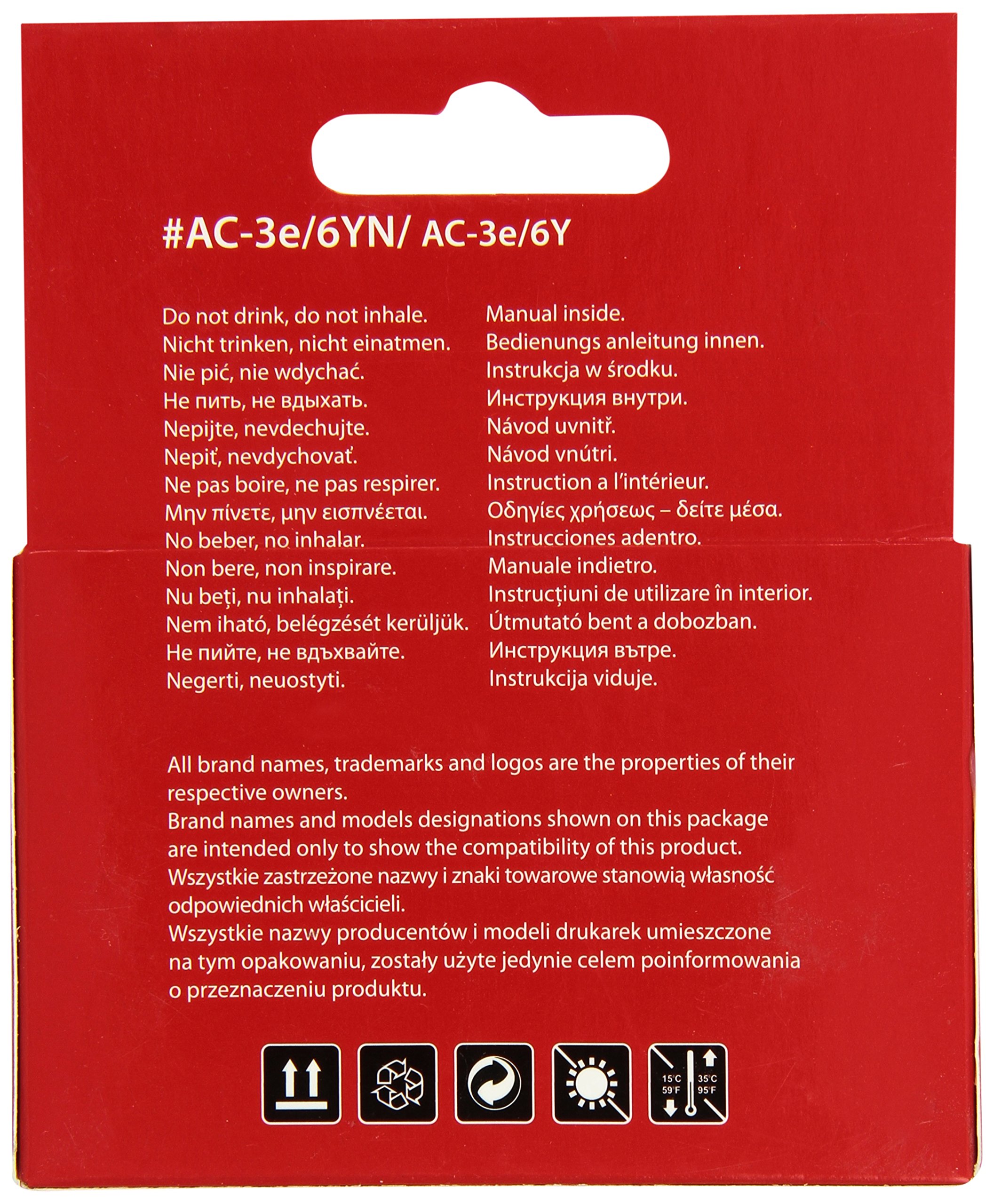 activejet-ac-3e-6y-tintenpatrone-gelb-einzelpack-kompatibel image 2