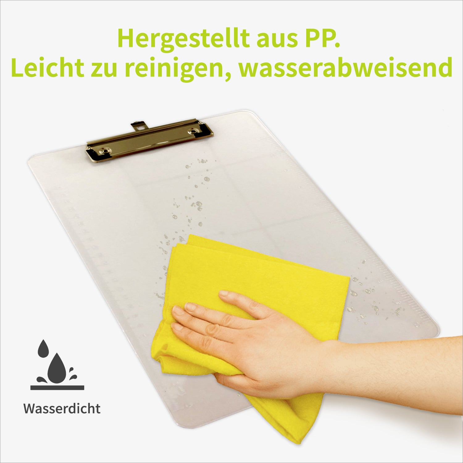 acropaq-ordner-und-mappen-klemmbrett-a4-transparent image 2