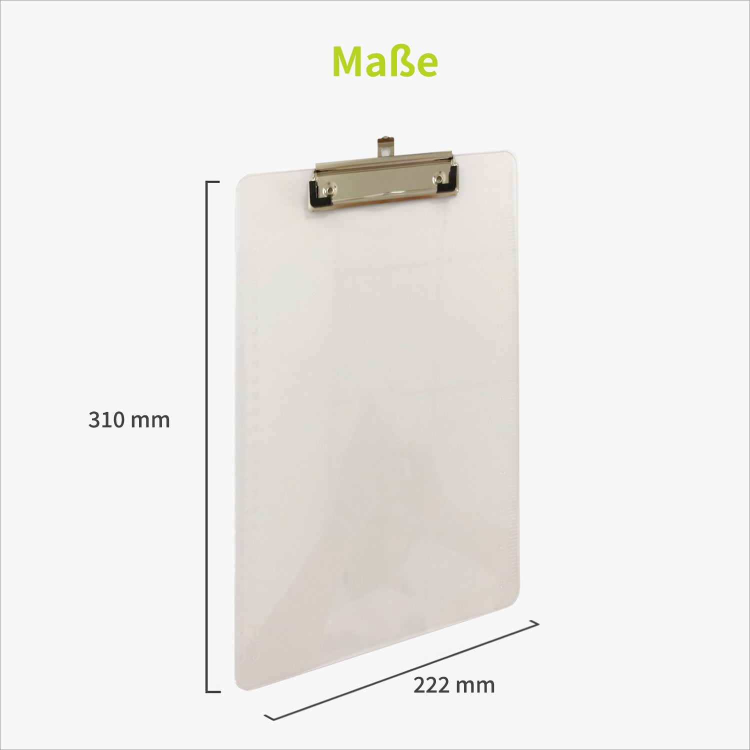 acropaq-ordner-und-mappen-klemmbrett-a4-transparent image 6