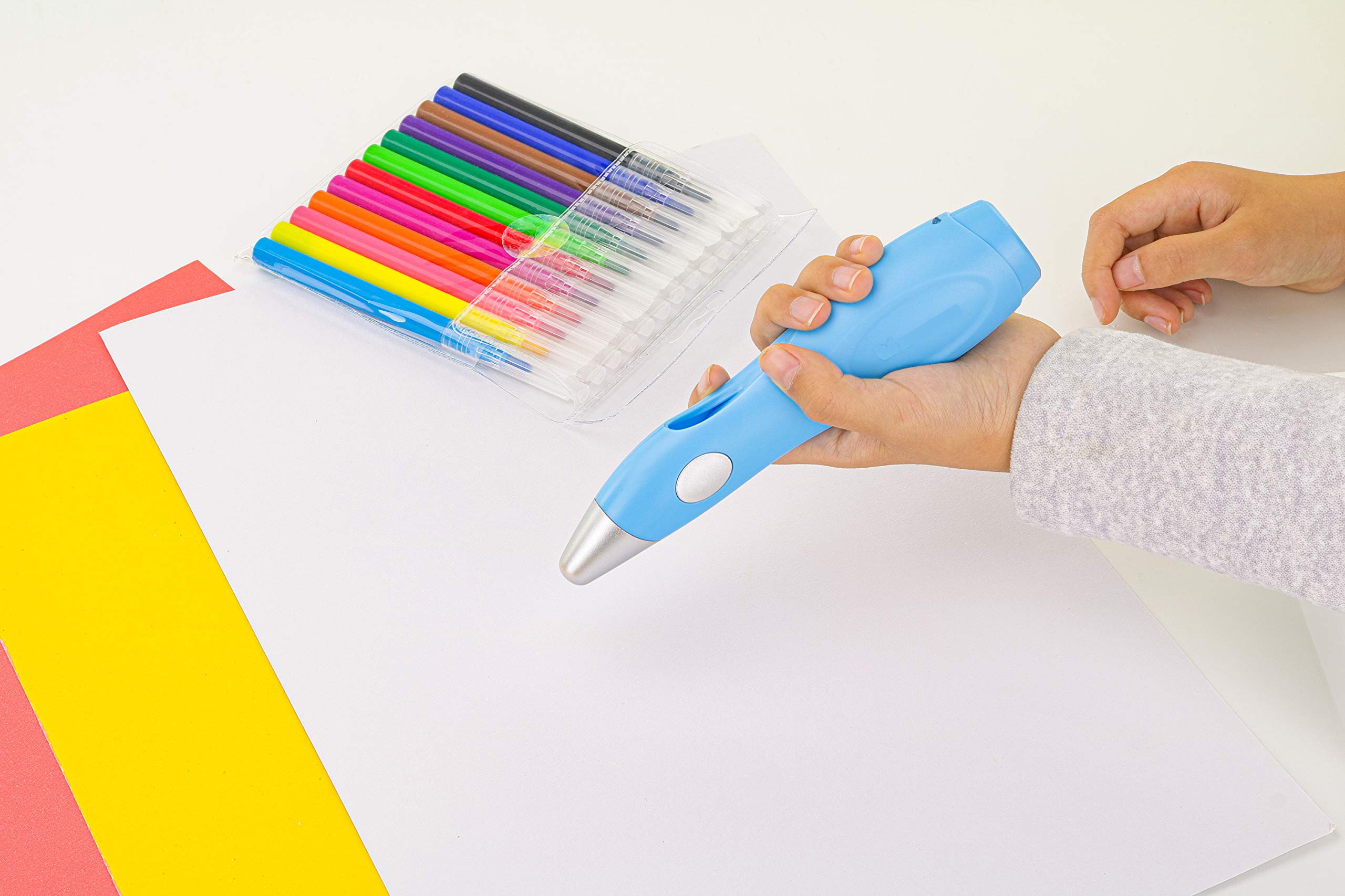 peach-po100-airbrush-stift-elektrisch-12-farben-mit-vorlagen image 5