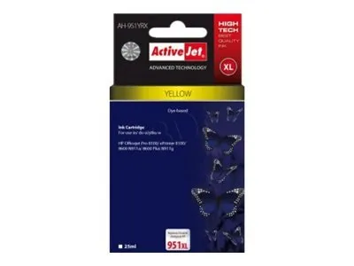 activejet-ink-cartridges-ah-951yrx-tinte-gelb-25-ml image 1