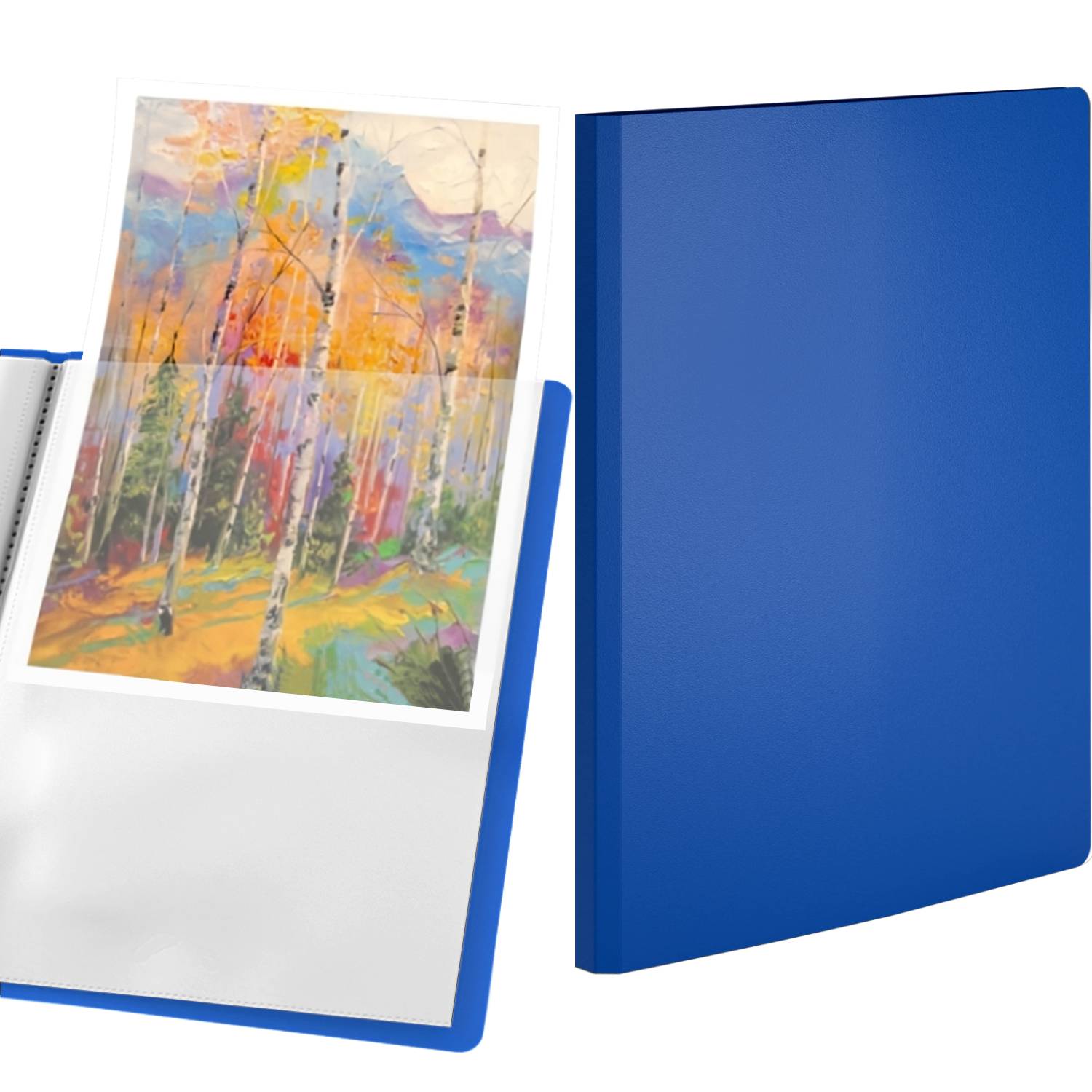acropaq-pr-sentationsmappe-a4-40-f-cher-blau image 1