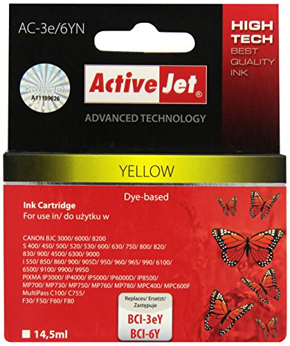 activejet-ac-3e-6y-tintenpatrone-gelb-einzelpack-kompatibel image 3