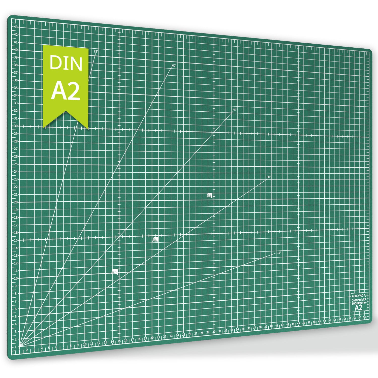 acropaq-schneidematte-a2-60x45cm-selbstheilend-gr-n image 1