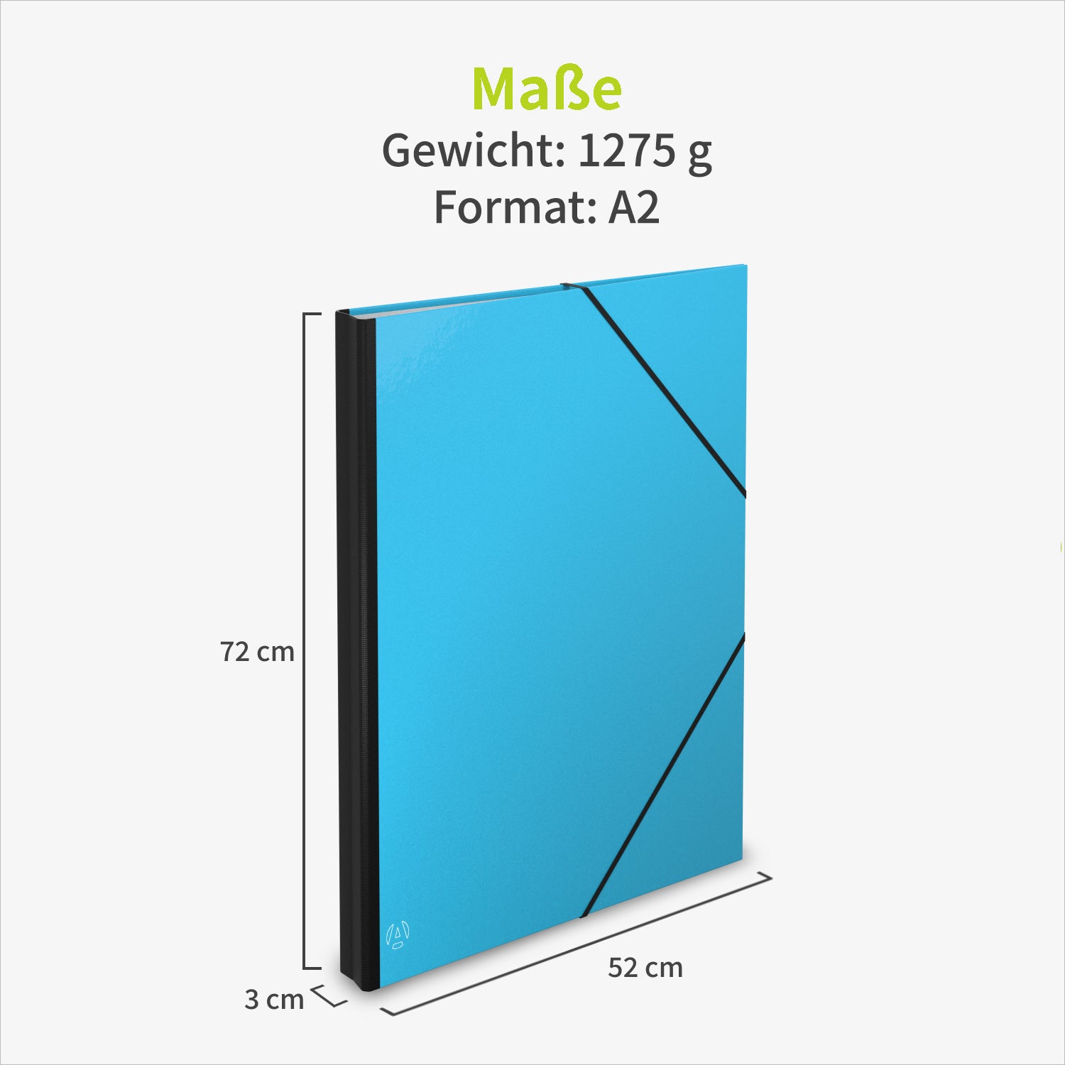 acropaq-zeichenmappe-a2-52x72-cm-t-rkis image 6