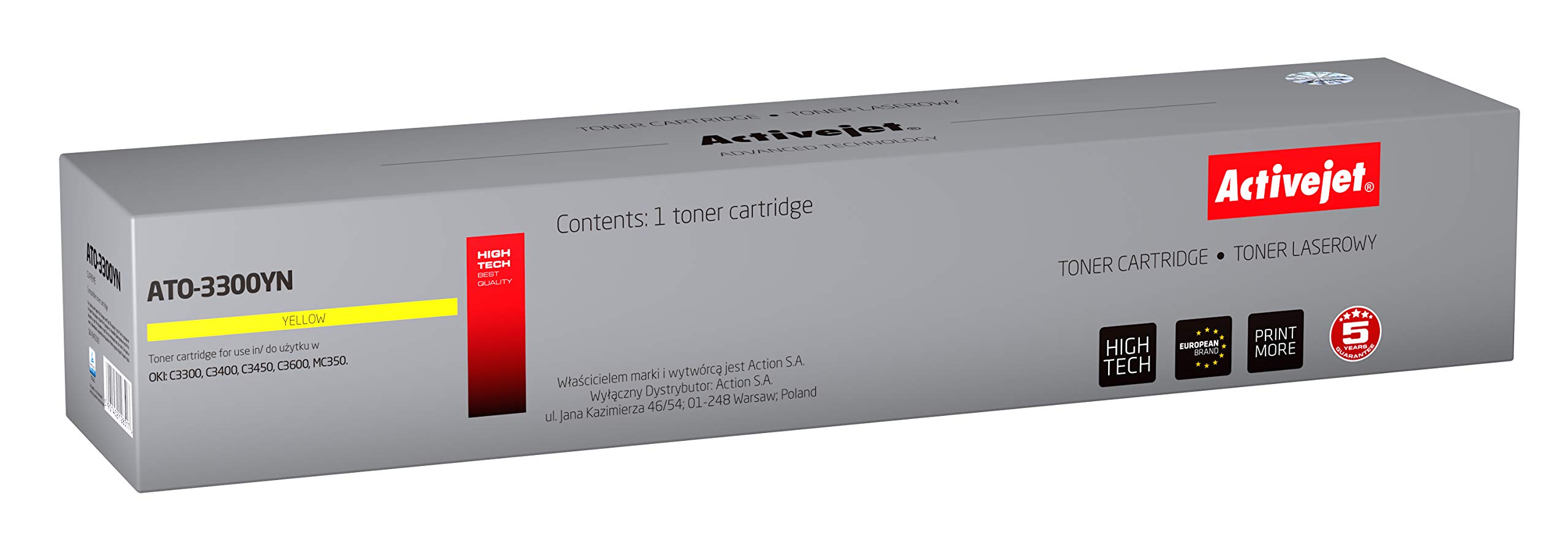 activejet-at-3300yn-toner-gelb-f-r-oki-c3300 image 1
