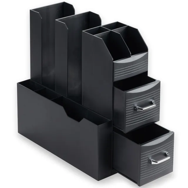 acropaq-kaffeeorganizer-schwarz-2-schubladen-10-f-cher image 1