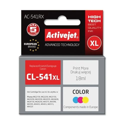activejet-ac-541rx-druckerpatrone-canon-cl-541xl-farbig-18-ml image 3