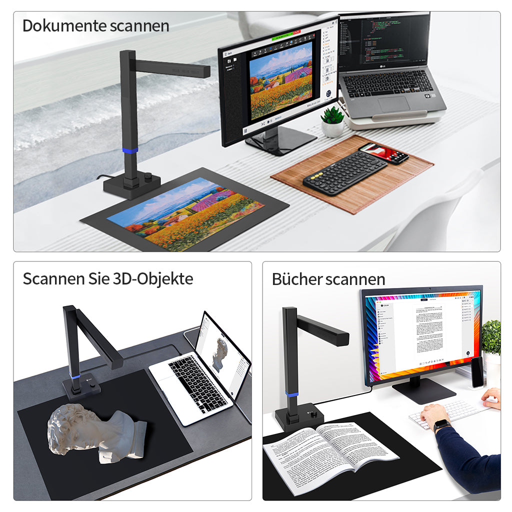 czur-shine-ultra-buchscanner-dokumentenscanner-a3 image 8