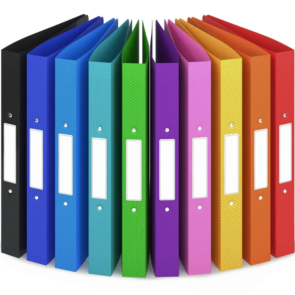 acropaq-ordner-und-mappen-ringordner-a4-10er-regenbogen-3-5-cm image 1